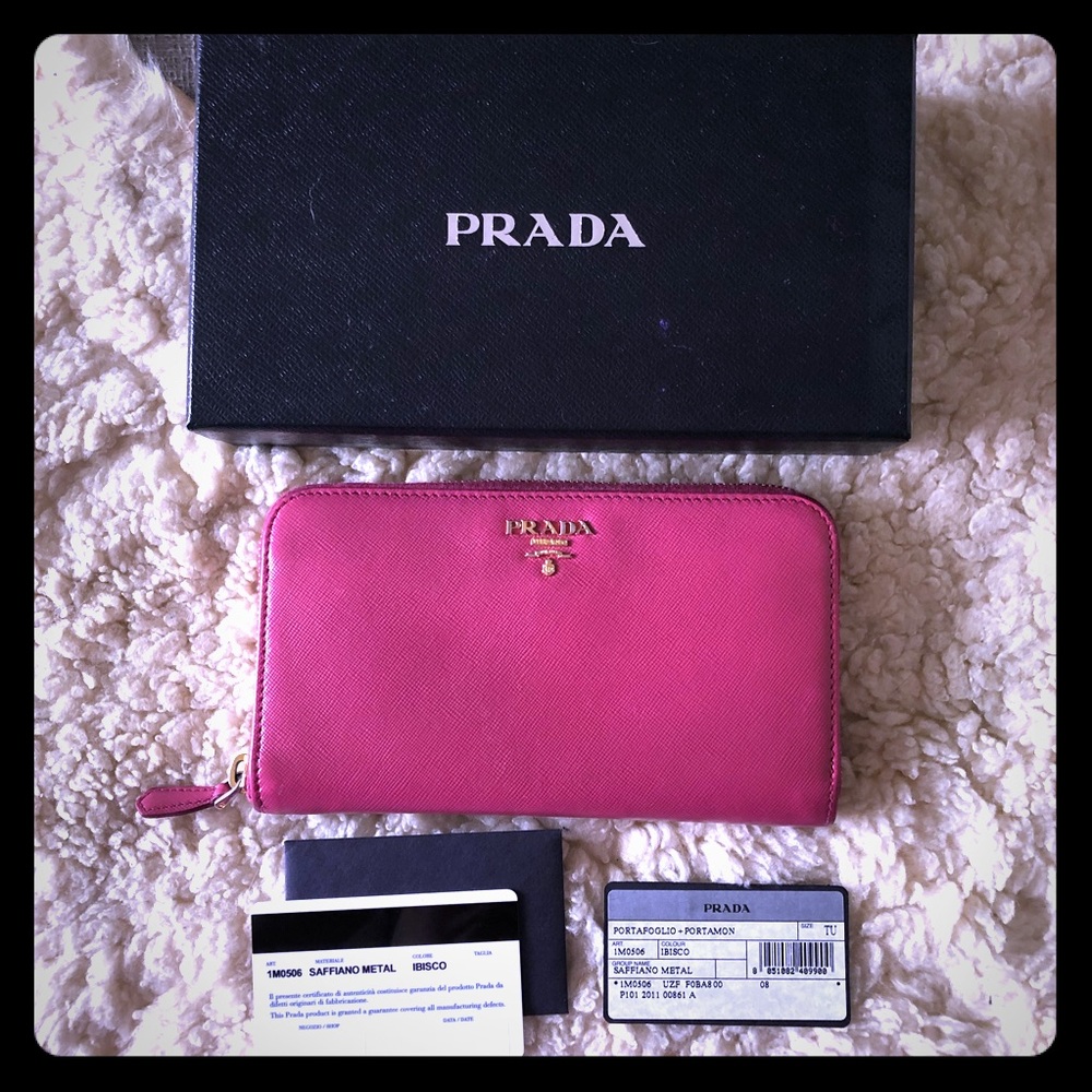 PRADA Saffiano Leather Wallet
